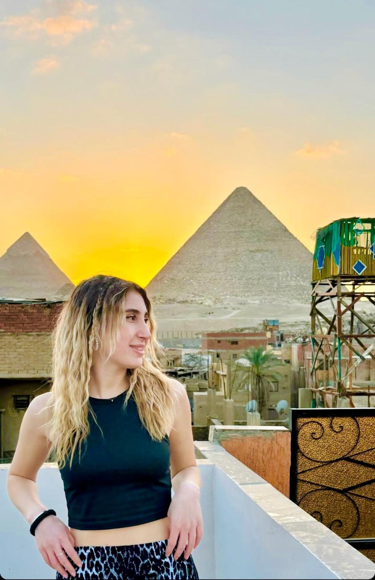Horus Pyramids View Apartment Kairo Bagian luar foto