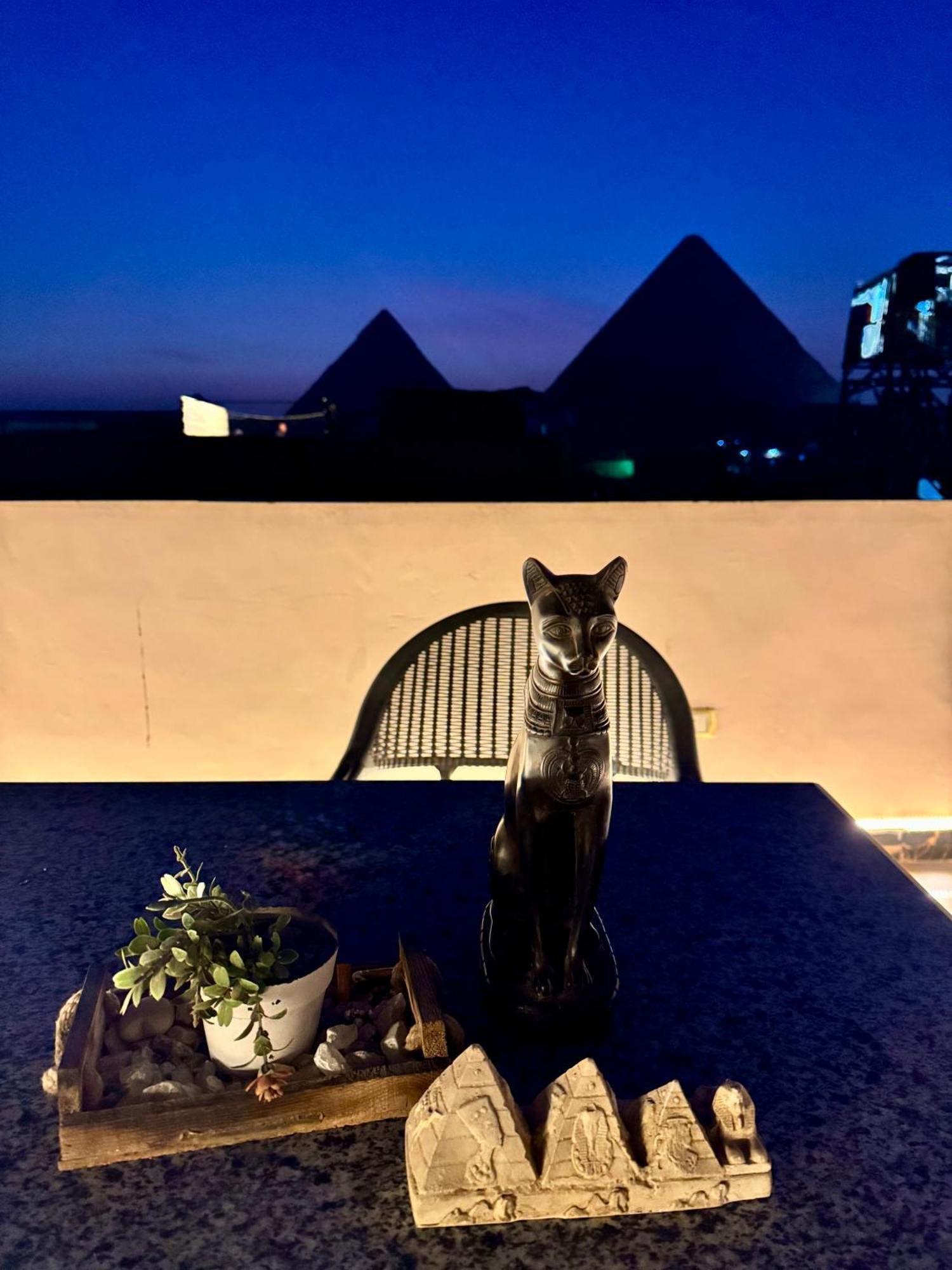 Horus Pyramids View Apartment Kairo Bagian luar foto