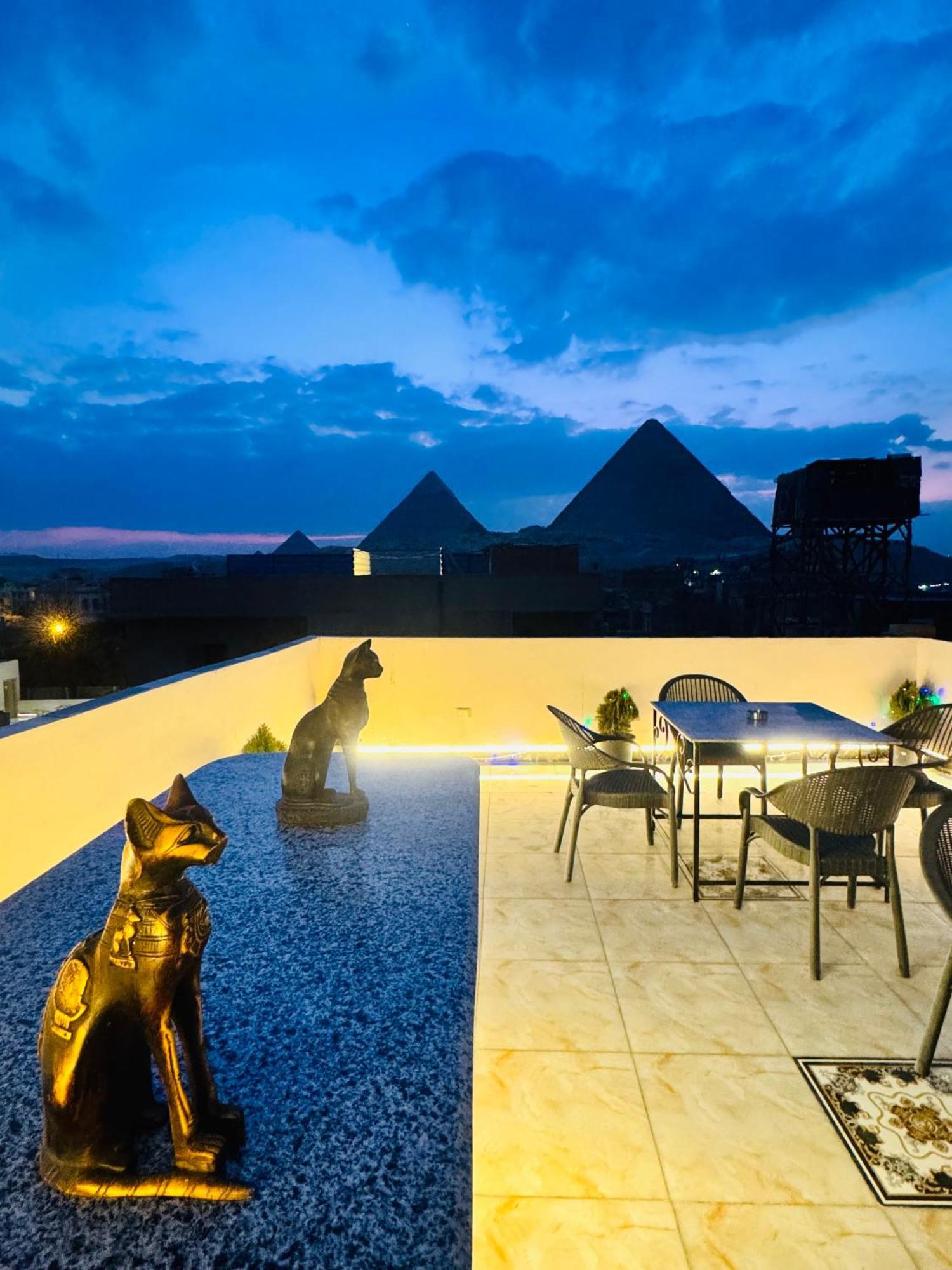 Horus Pyramids View Apartment Kairo Bagian luar foto