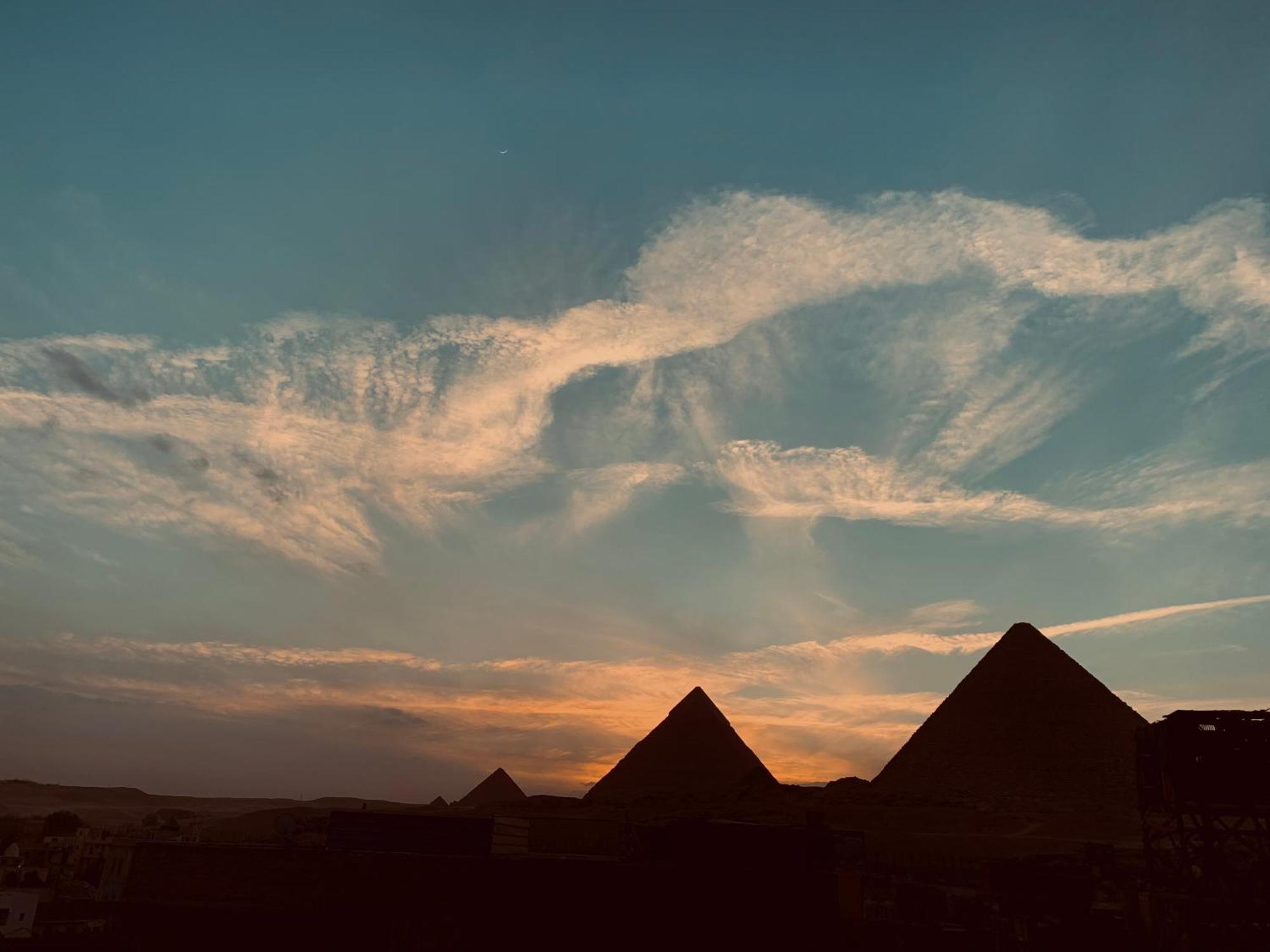 Horus Pyramids View Apartment Kairo Bagian luar foto