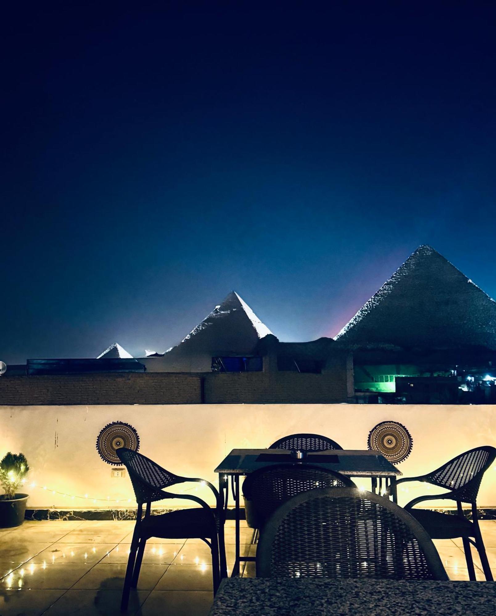 Horus Pyramids View Apartment Kairo Bagian luar foto